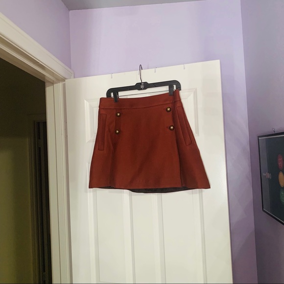 express rust skirt